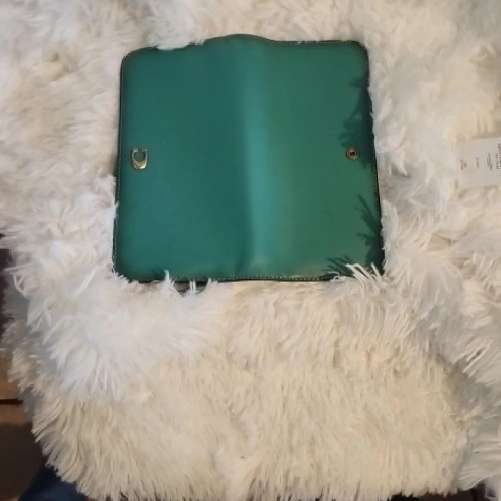 Coach Teal Soft Leather Wallet - Picture 5 of 7